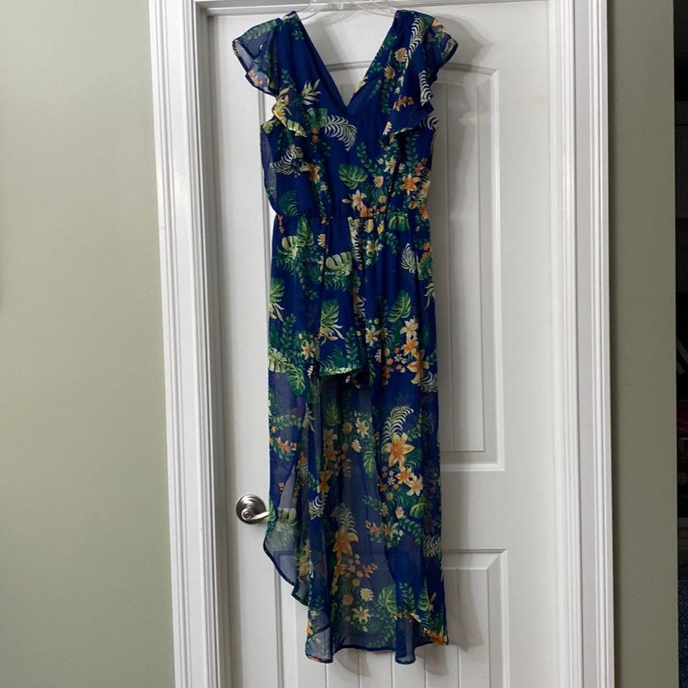 As you wish short jumpsuit with flowing chiffon skirt
